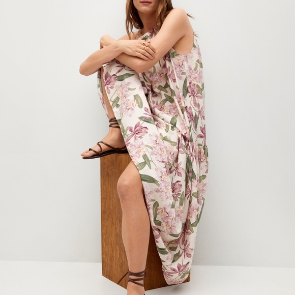 Ruffle floral printed dress - Picture 6 of 6